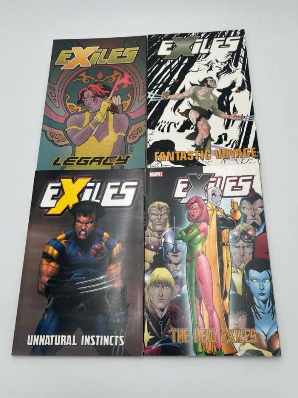 Exiles Graphic Novel TPB Lot 4 Books Marvel Comics